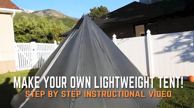 Make Your Own Tipi Tent/Shelter - DIY