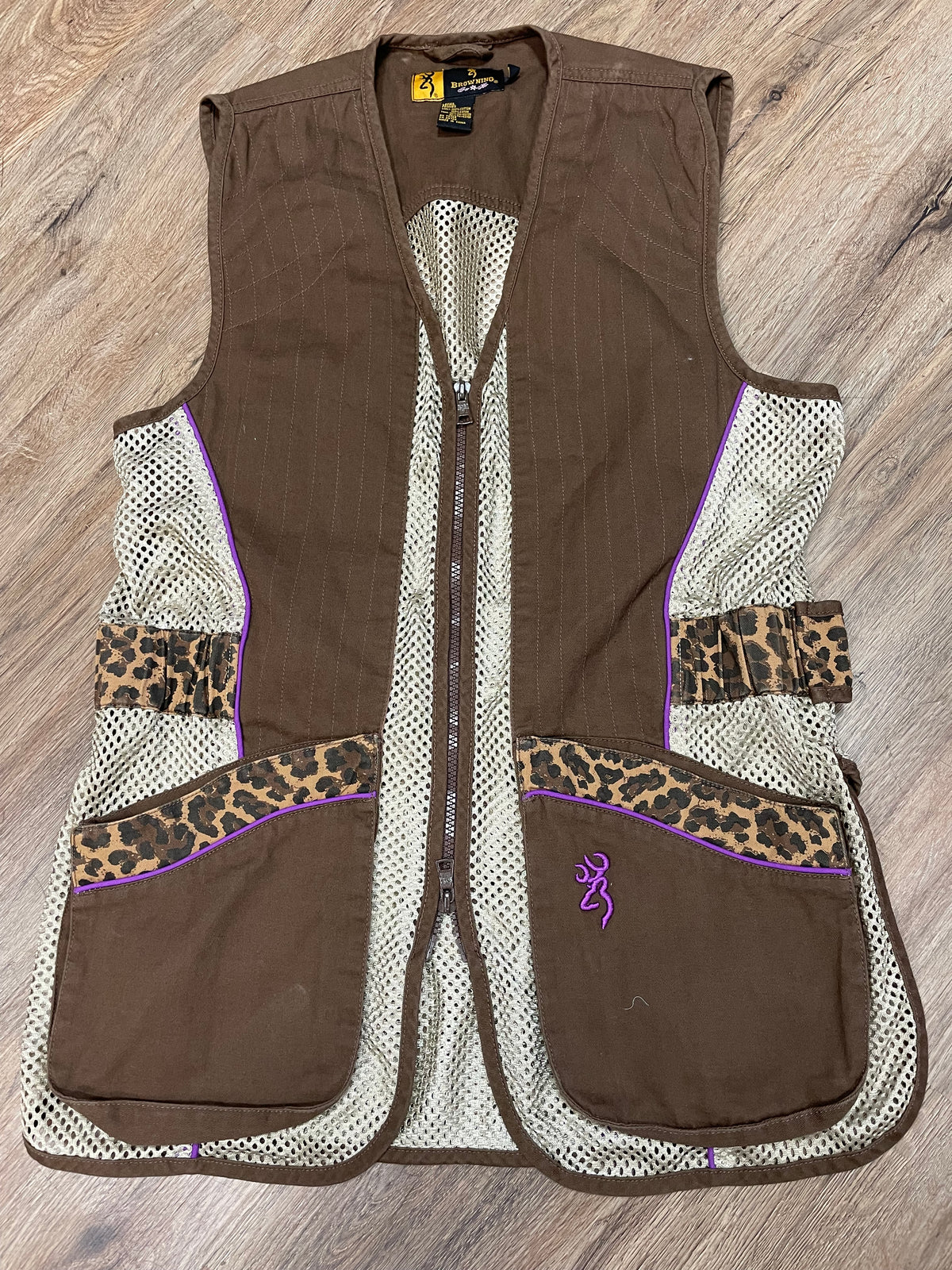 Browning for Her women’s zebra print hunting vest