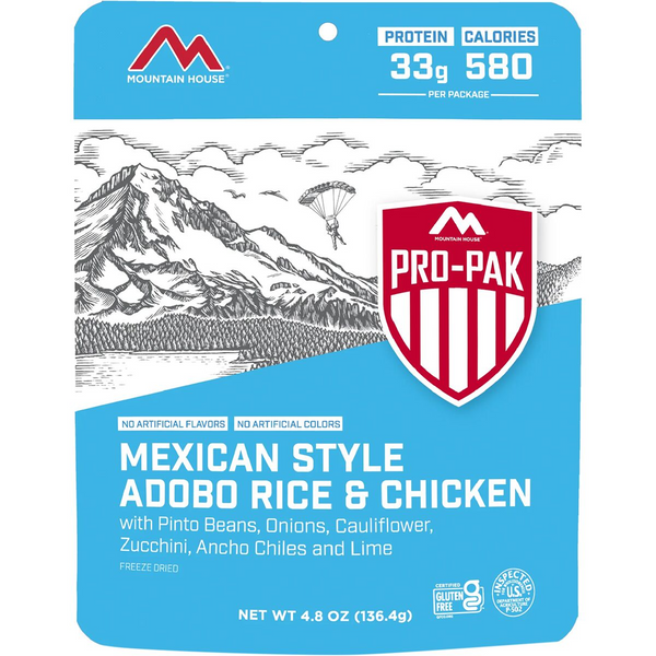 Mountain House Mexican Style Adobo Rice & Chicken Pro Pak Mountain House Mexican Style Adobo Rice & Chicken Pro Pak