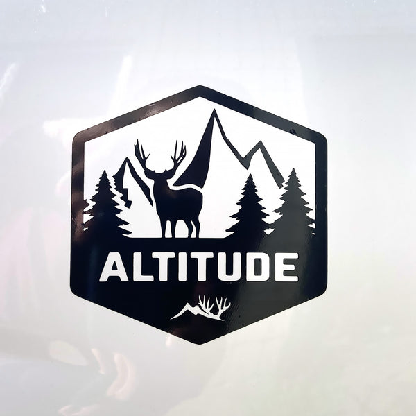Mountain Mule Deer Altitude Decal Mountain Mule Deer Altitude Decal