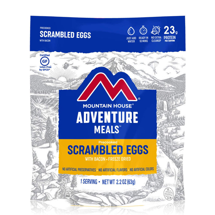 Mountain House Scrambled Eggs with Bacon Adventure Meal