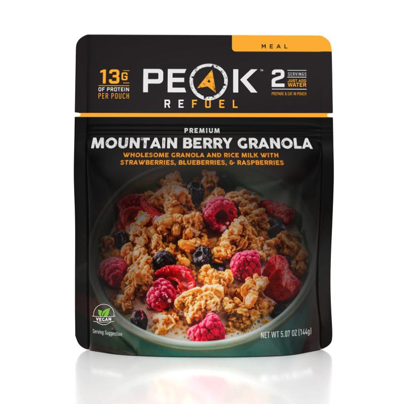 peak mountain berry granola vegan