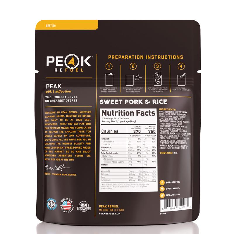 Peak Refuel Sweet Pork and Rice
