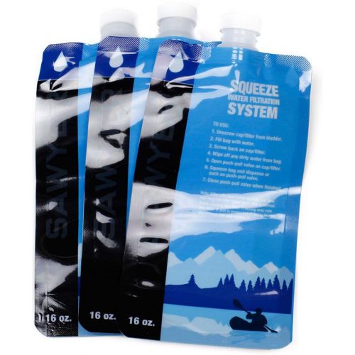Sawyer 16 oz Squeeze Pouches
