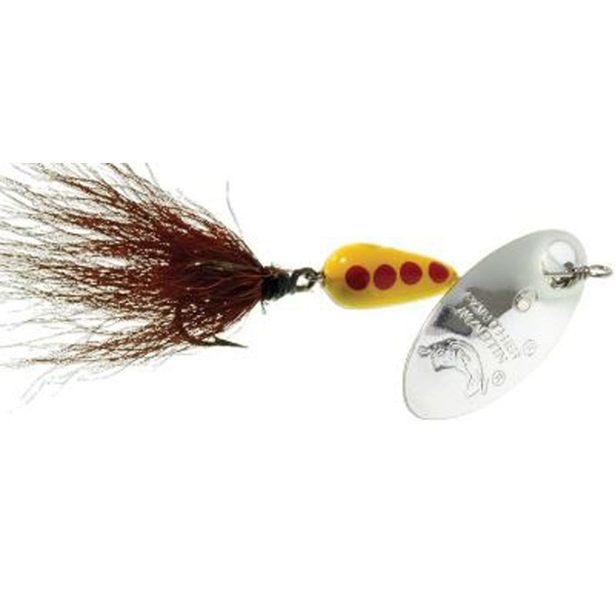 Panther Martin Silver Blade Yellow Red Spots Dressed