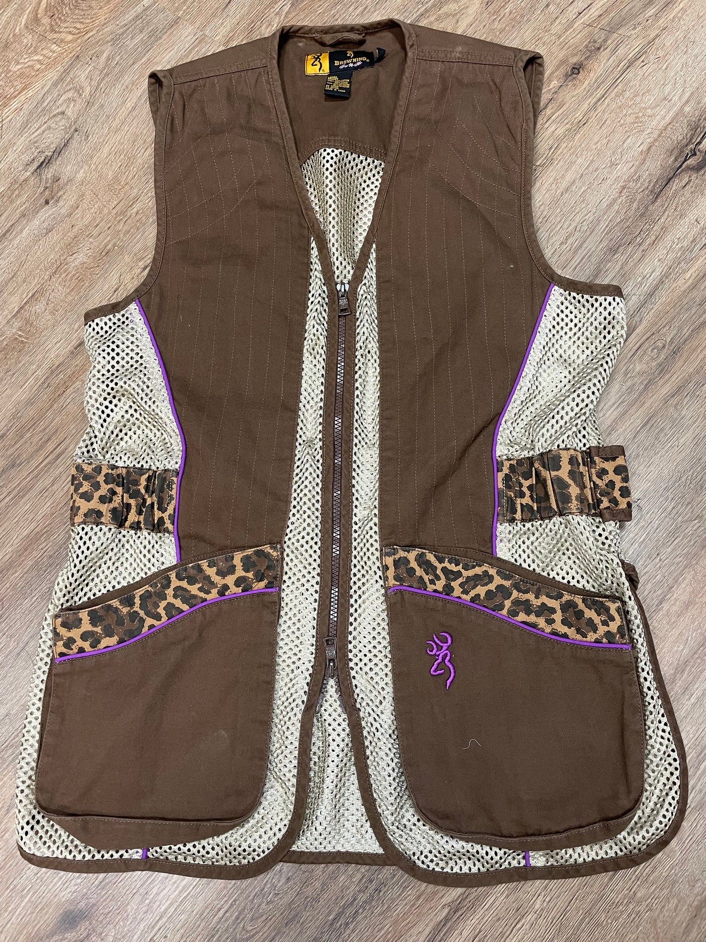 Browning for Her women’s zebra print hunting vest