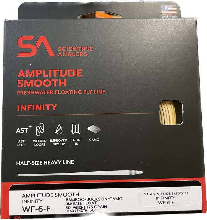 SA Amplitude Smooth Freshwater Floating Fly Line Infinity