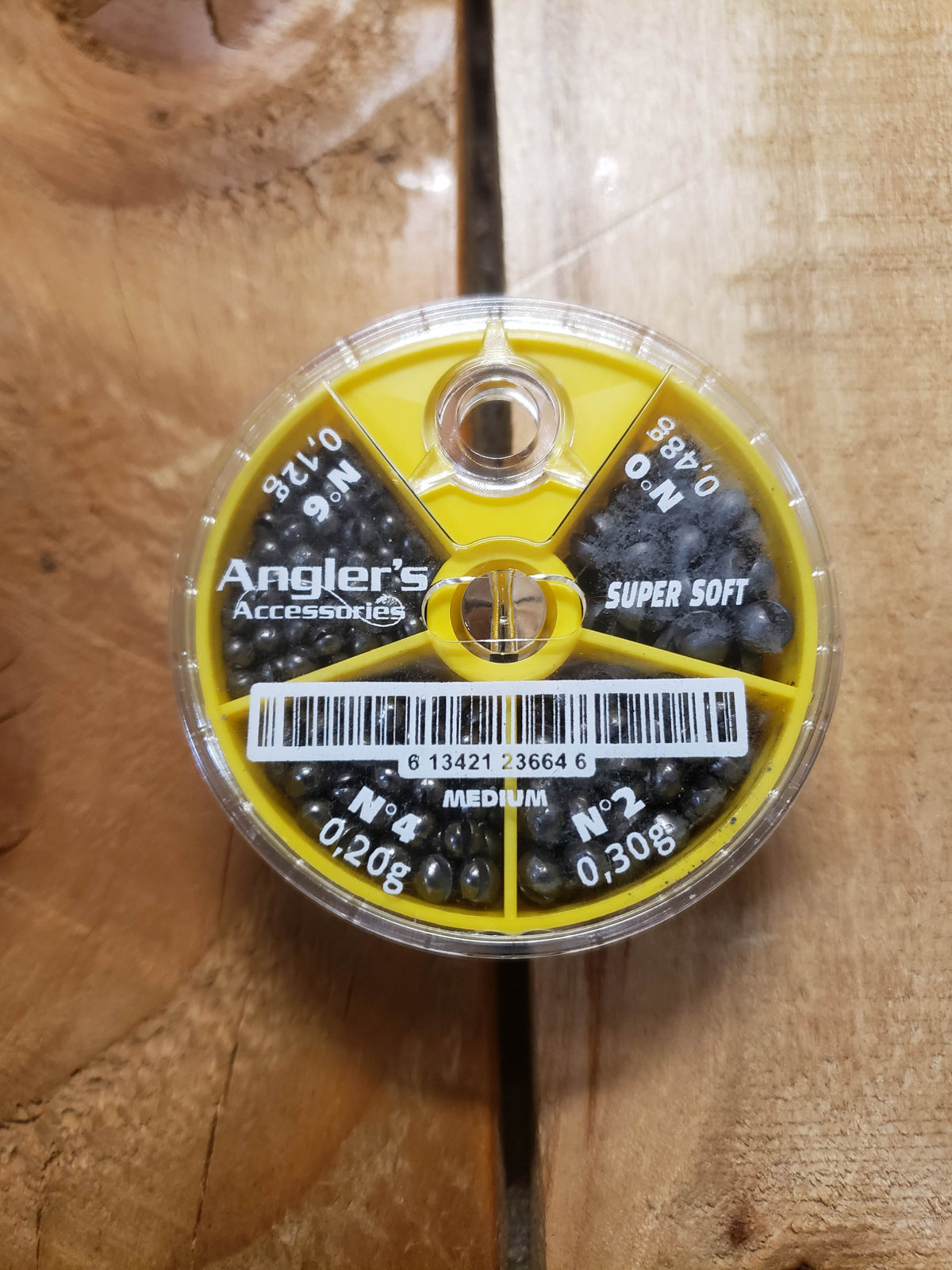 Package of split shot sinkers
