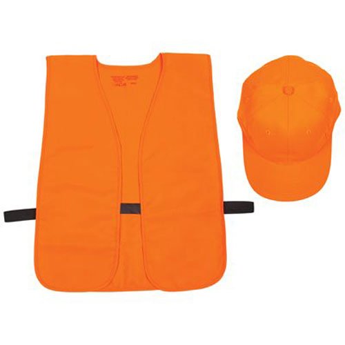 Blaze Orange Hunter Vest and Hat