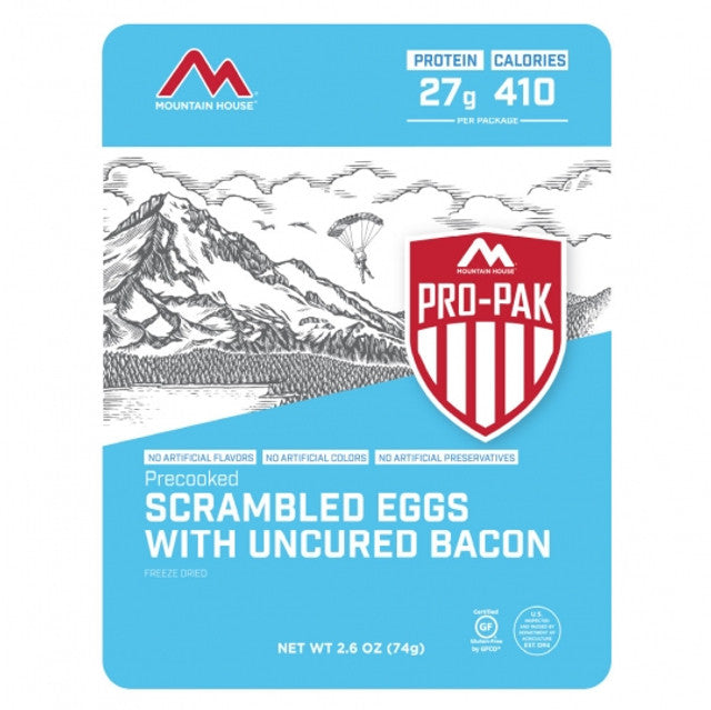 Mountain House Pro-Pak Scrambled Eggs with Uncured Bacon