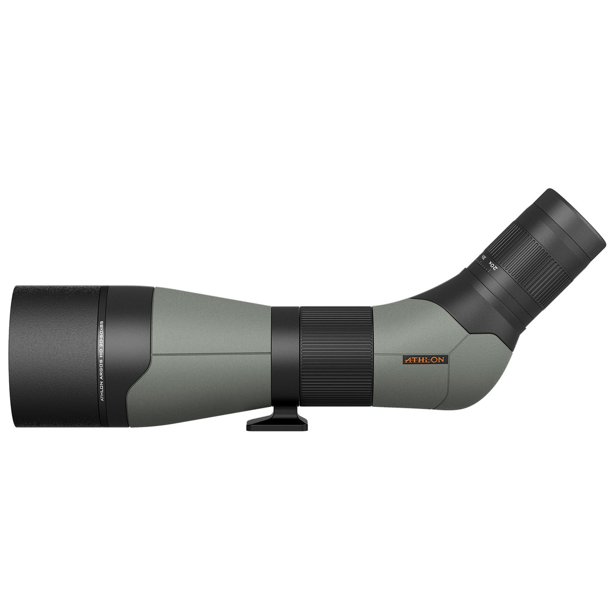 Athlon Optics 20-60 magnification, with an 85mm objective lens.