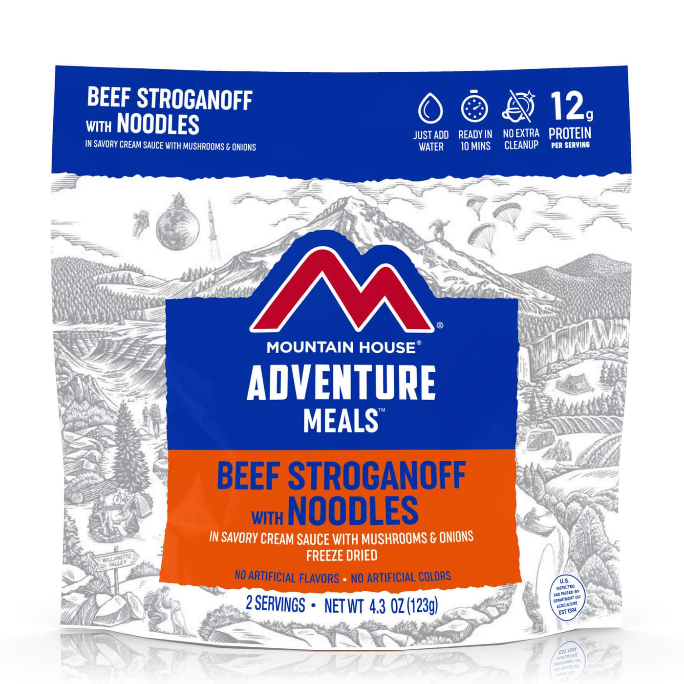 mountain house beef stroganoff with noodles meal