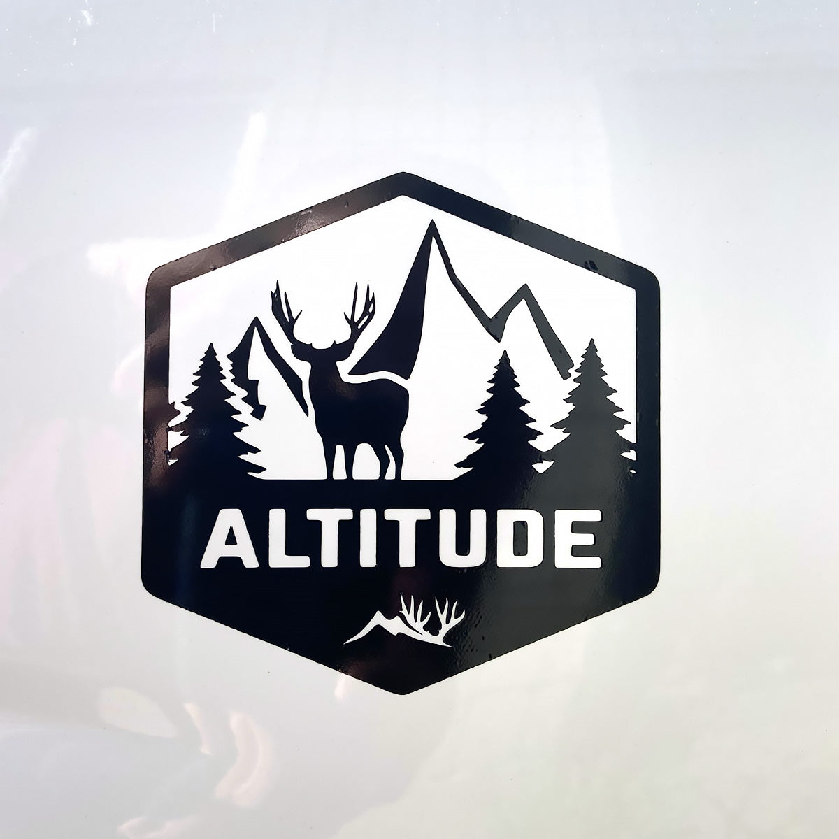 Mountain Mule Deer Altitude Decal