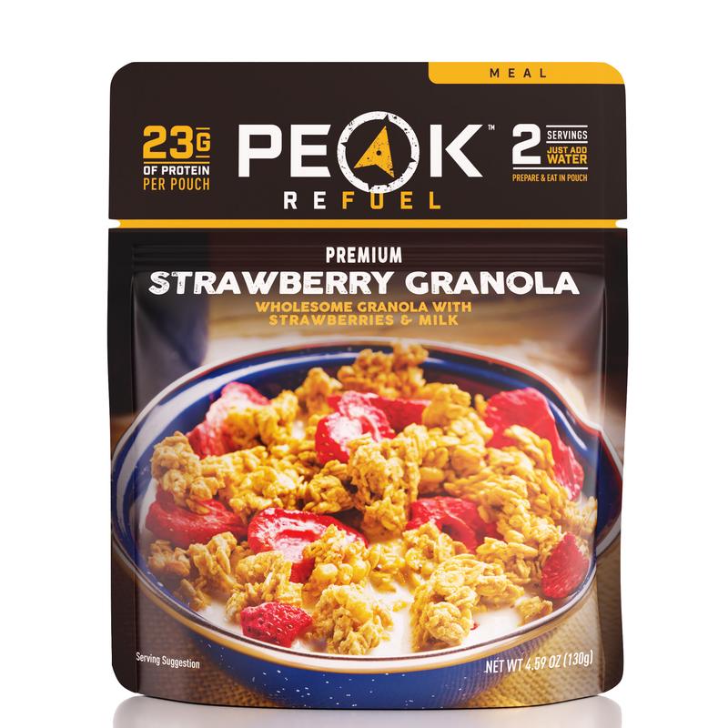 peak refuel strawberry granola 