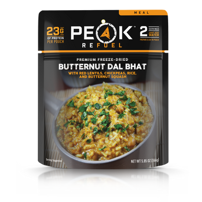 Peak refuel butternut dal bhat meal