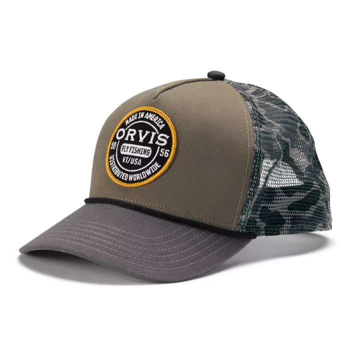 Orvis worldwide camo mesh trucker