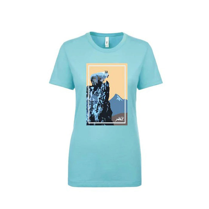 Women's VIVID Mountain Goat SS Tee
