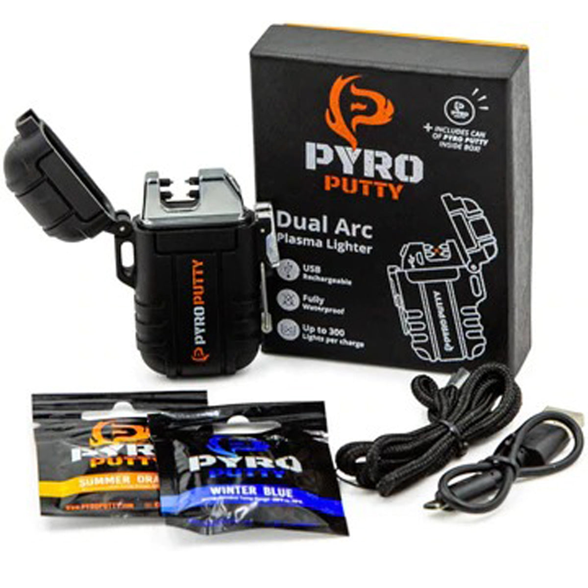 Pyro Putty Dual Arch Rechargeable Lighter – Altitude Outdoors