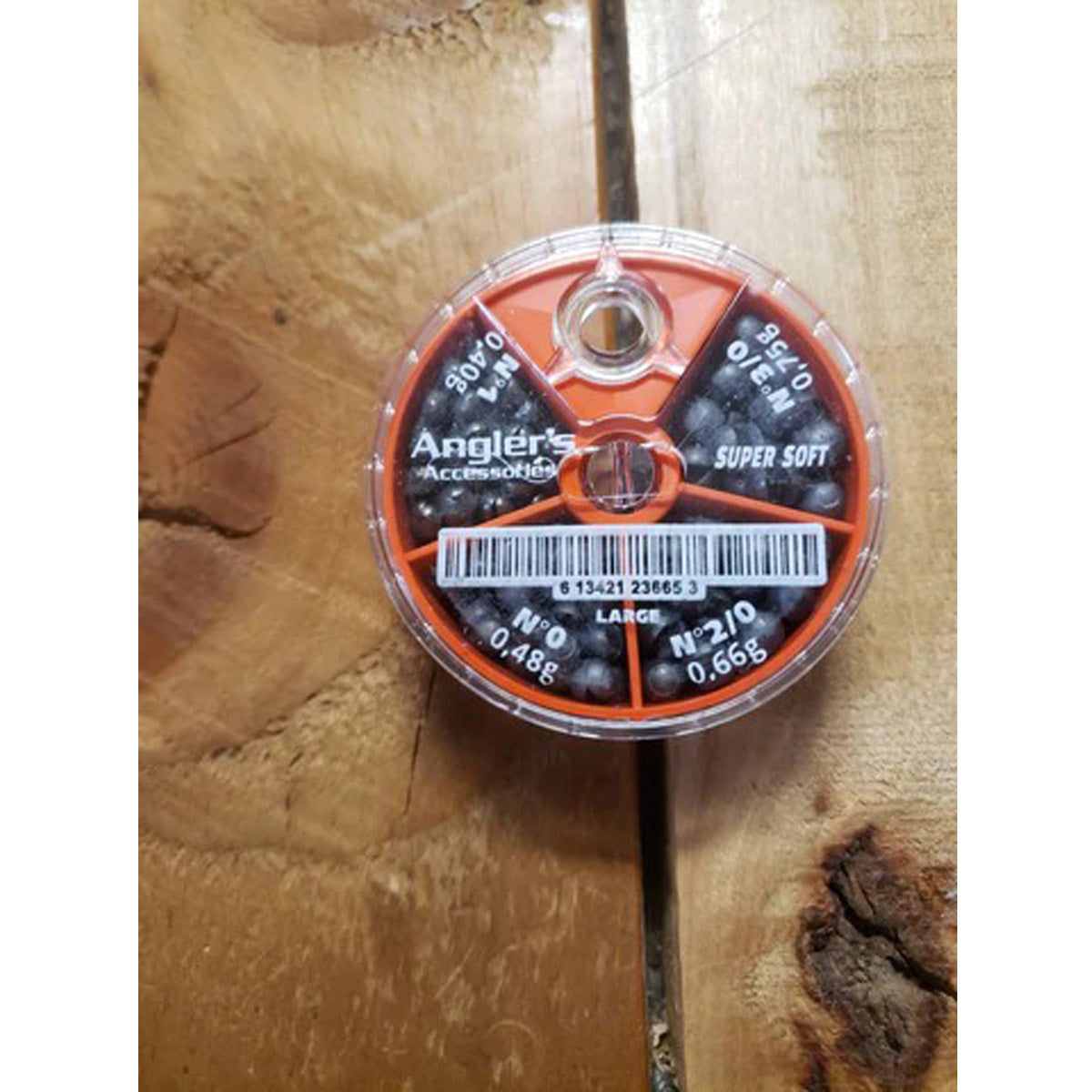 Package of split shot sinkers