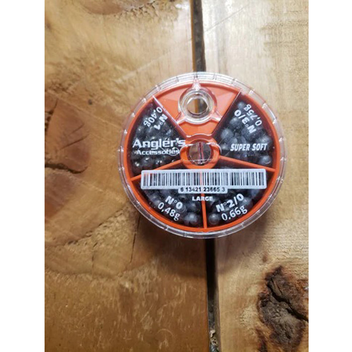 Anglers Accessories Split Shot Sinkers