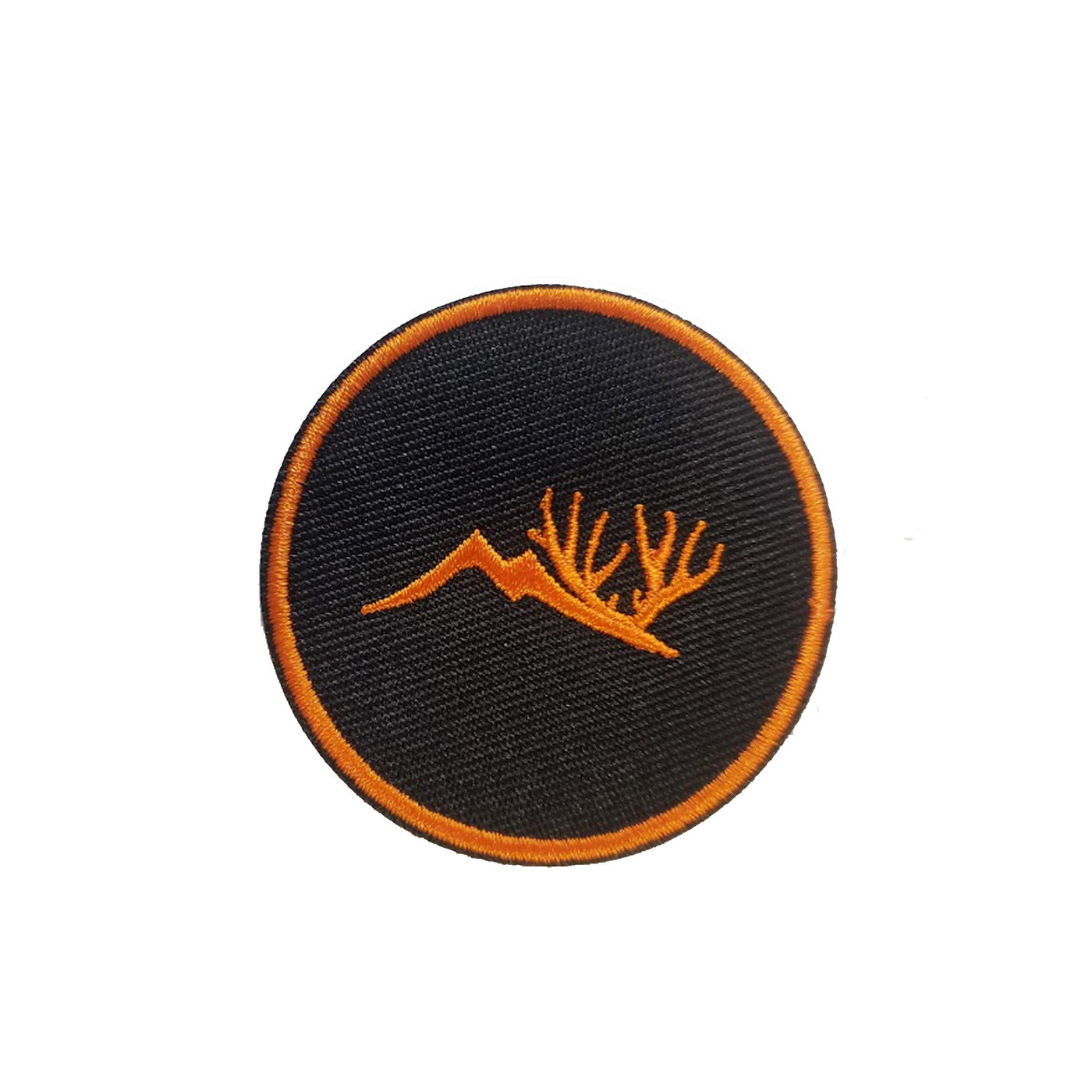 Altitude outdoors circle logo iron on hat patch