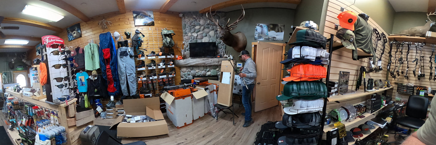 Altitude Outdoors panoramic view of their shop